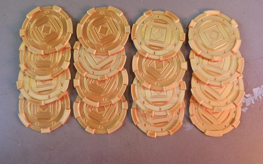 New Star Wars Kessel Sabacc Tax 3D Printed Token Chips Set available now!