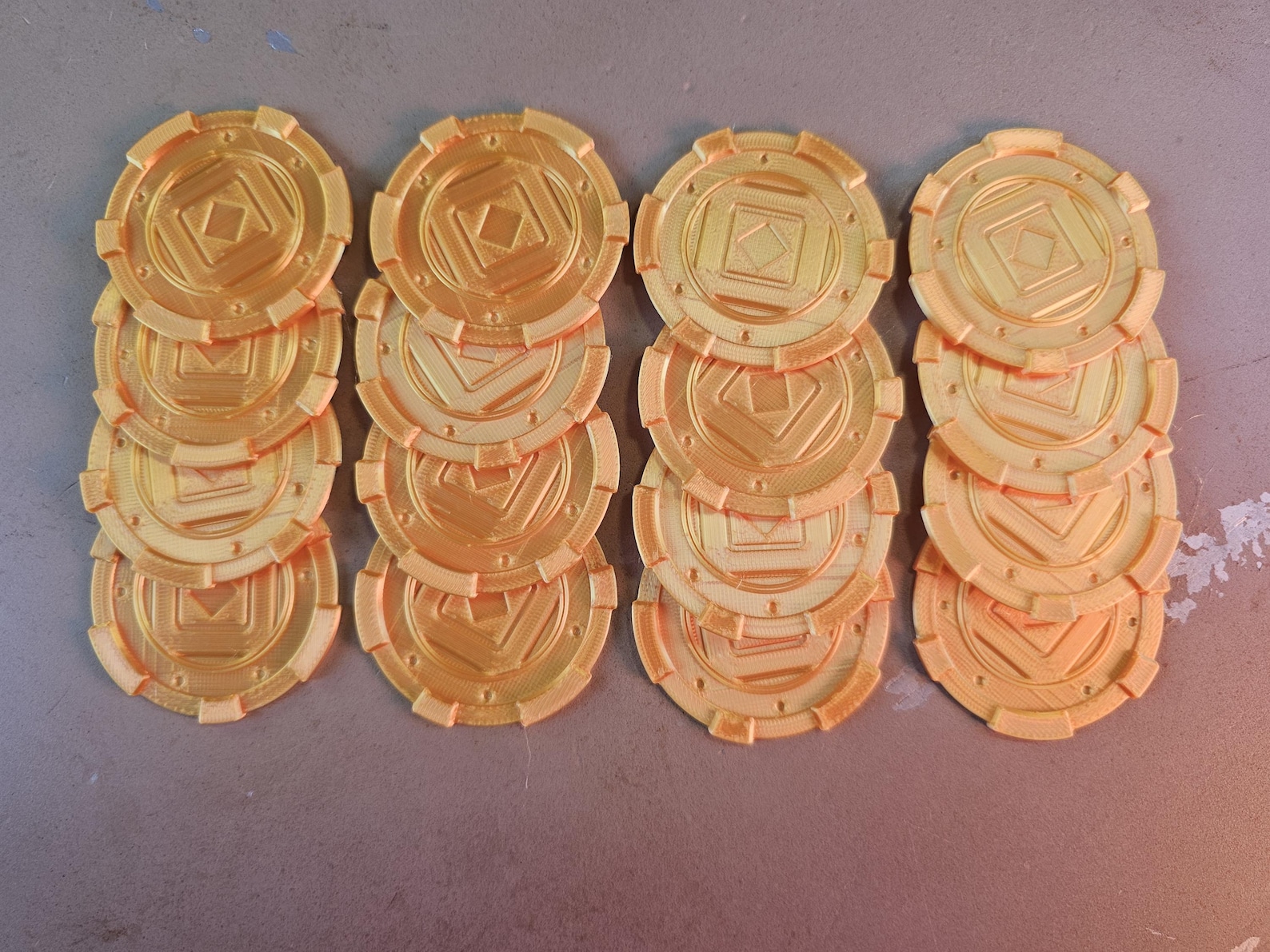 SW Kessel Sabacc Tax 3D Printed Token Chips Set