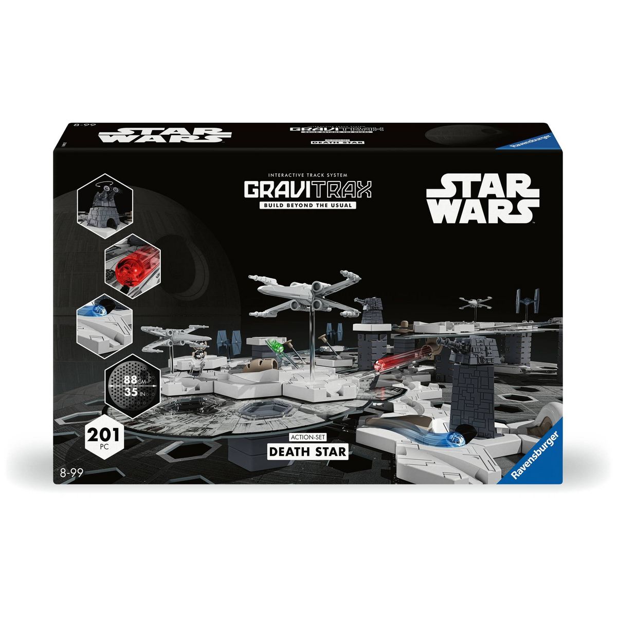 SW Death Star Expandable and Interactive Marble Ball Run System Set 1