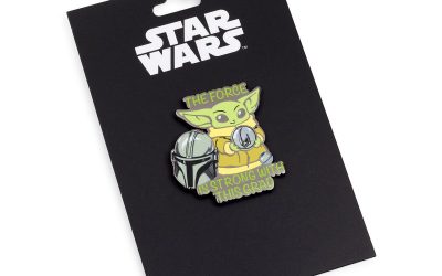 New The Mandalorian The Child (Grogu) "The Force Is Strong With This Grad" Enamel Pin available!