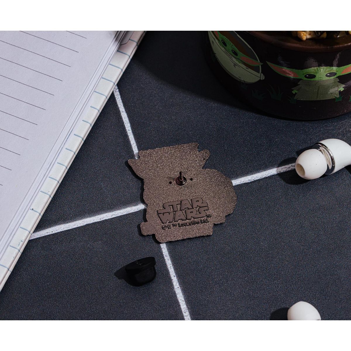 TM The Child (Grogu) "The Force Is Strong With This Grad" Enamel Pin 3