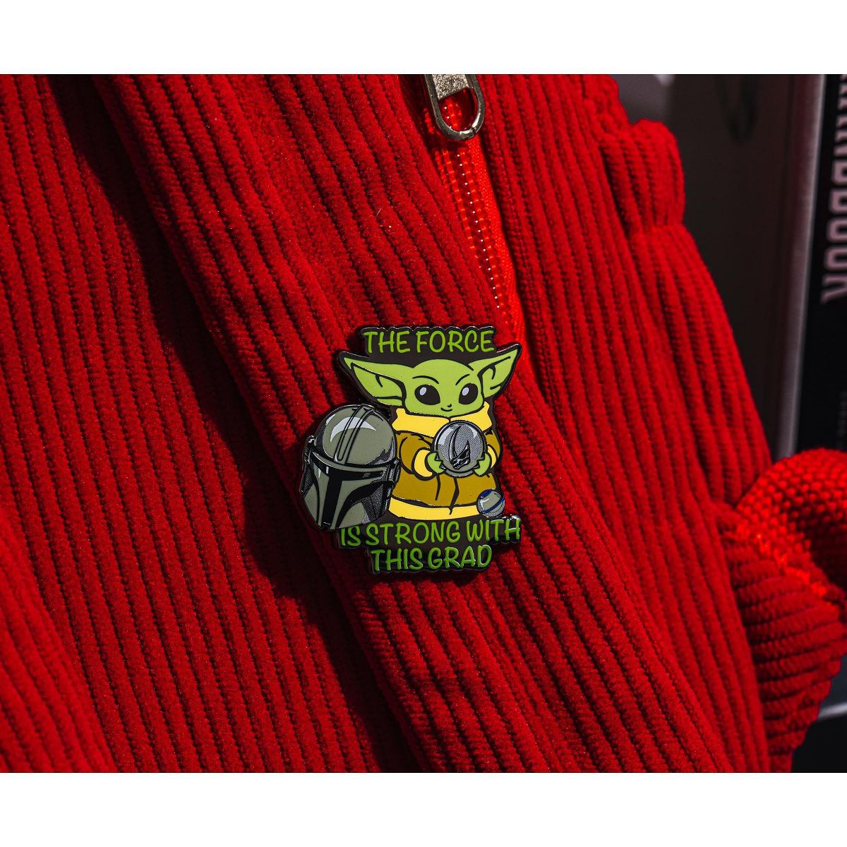 TM The Child (Grogu) "The Force Is Strong With This Grad" Enamel Pin 4