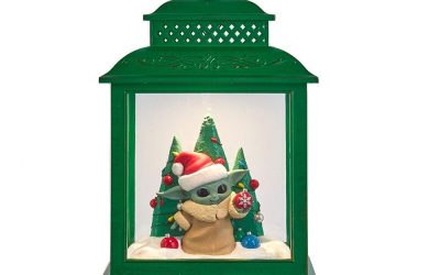New The Mandalorian The Child (Grogu) 10-Inch Battery-Operated Light-Up Lantern Table Piece available!