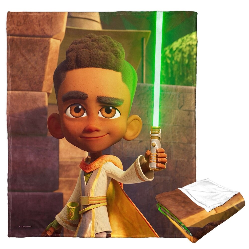 SWYJA Kai Brightstar "Future Jedi Knight" Silk Touch Throw Blanket 2