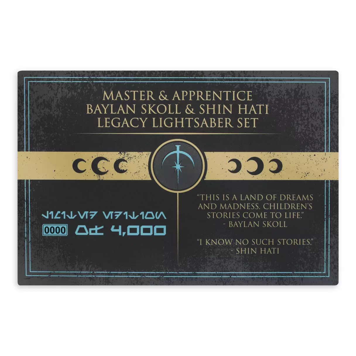 SWA Shin Hati and Baylan Skoll Lightsaber Hilt Set 1