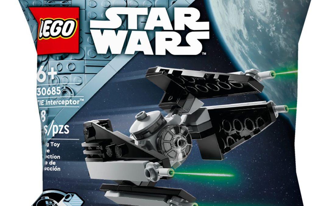 New Star Wars Imperial TIE Interceptor Easy-to-build Lego Set available now!