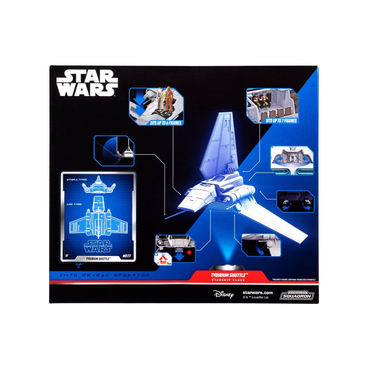 ROTJ Tydirium Shuttle Micro Galaxy Vehicle Play Set 2