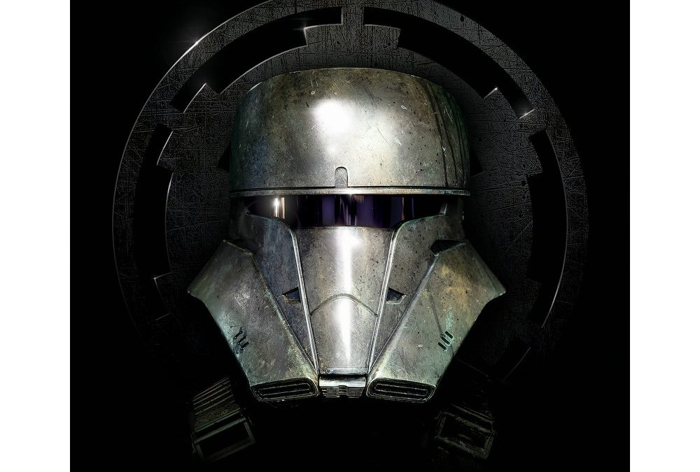 New The Mandalorian Imperial Tank Trooper Helmet Peel and Stick Wallpaper Mural available now!
