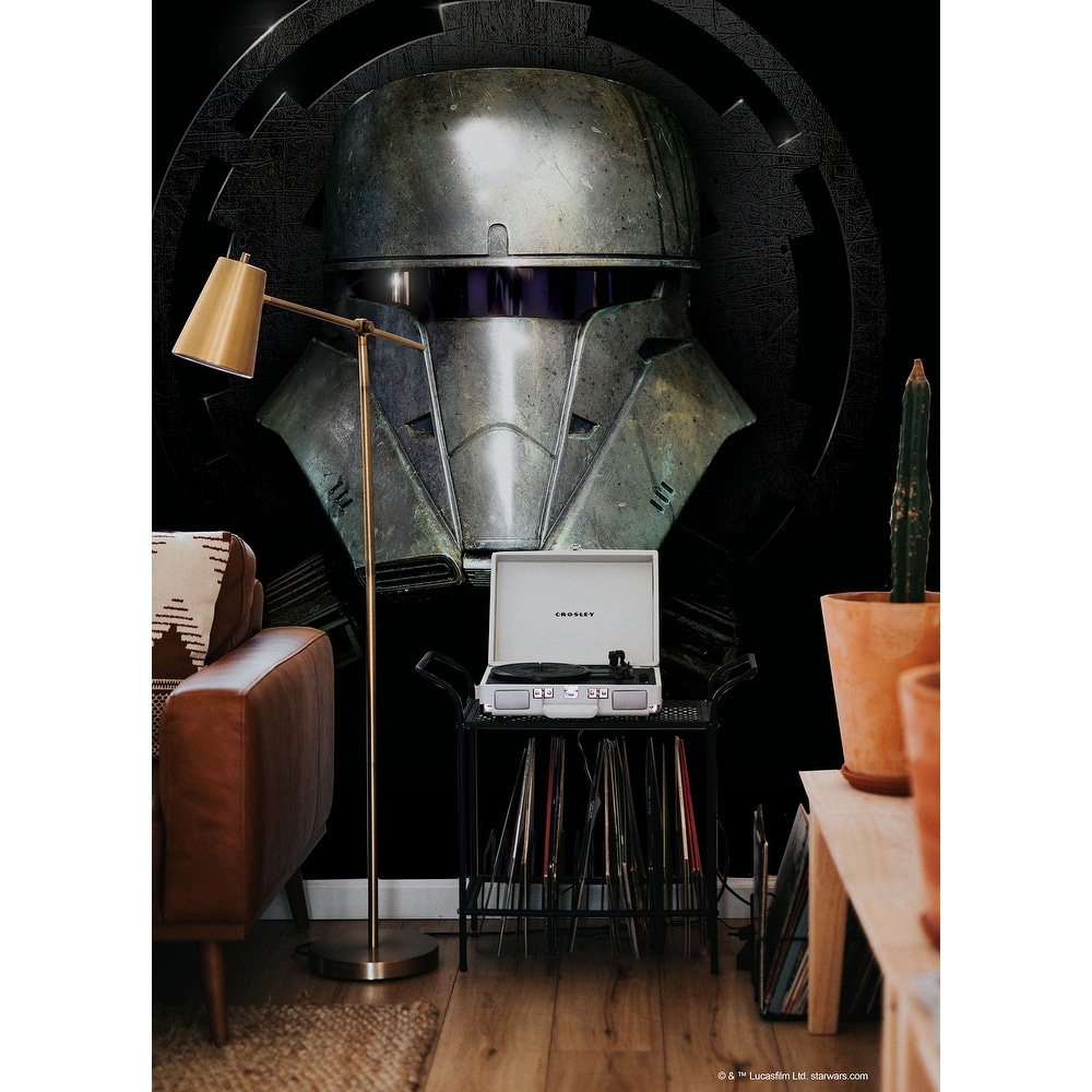 TM Imperial Tank Trooper Helmet Peel and Stick Wallpaper Mural 2