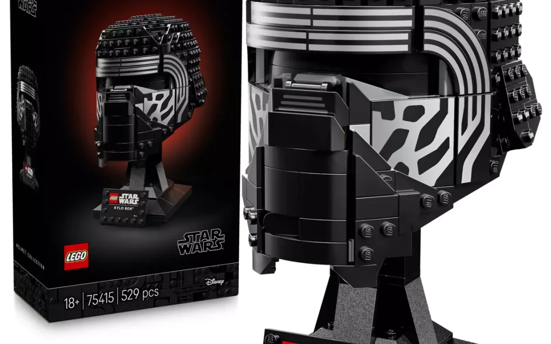 New The Force Awakens Kylo Ren Helmet Lego Set available now!