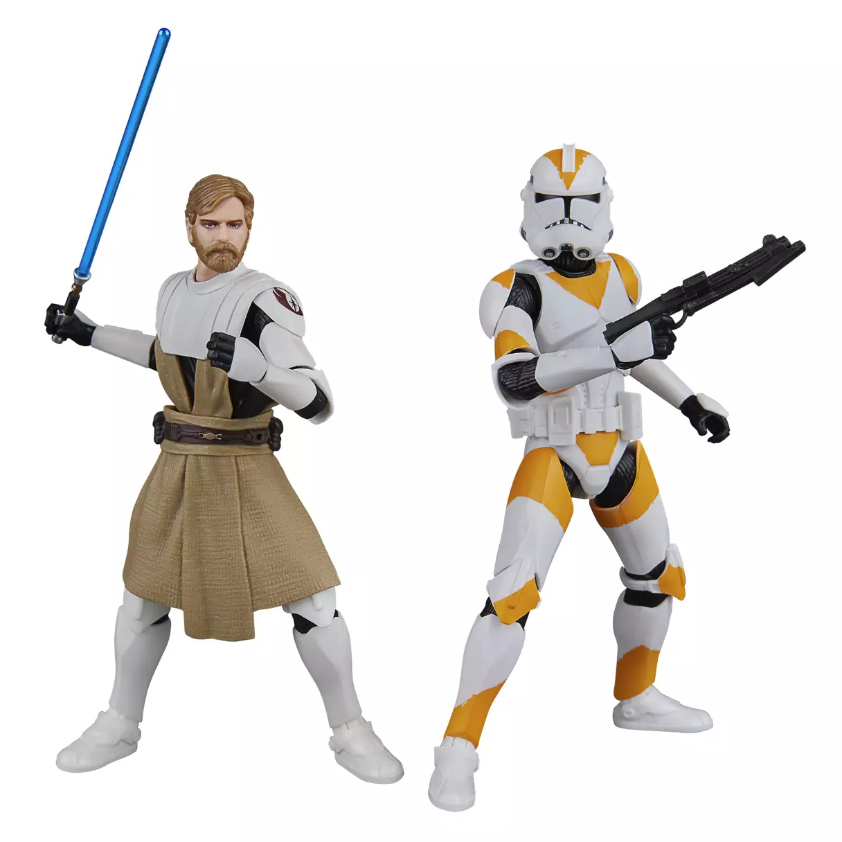 SWTCW Obi-Wan Kenobi & Clone Trooper (212th) Black Series Figure Set 3