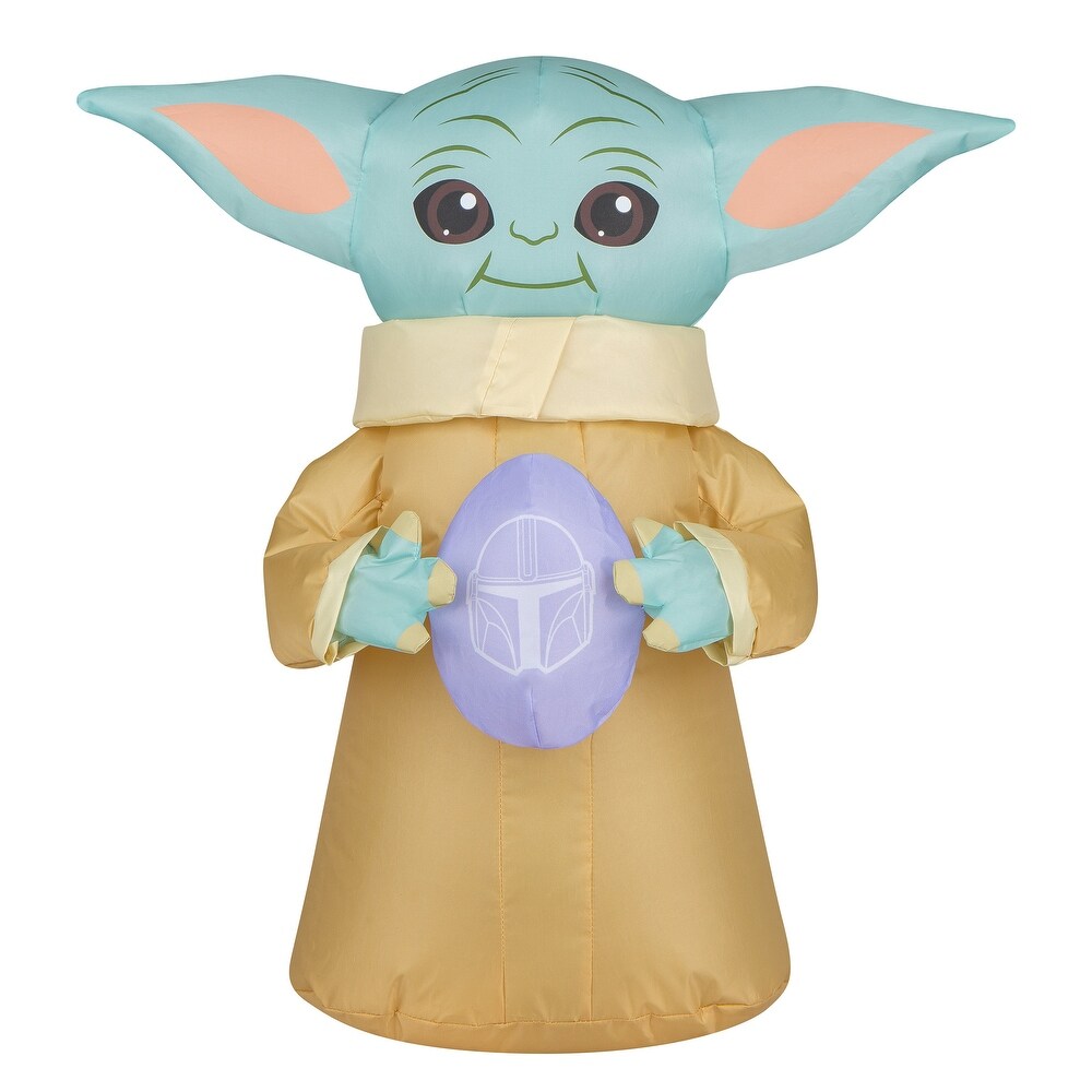 TM The Child (Grogu) 18 in. Inflatable Character Easter Decoration 2