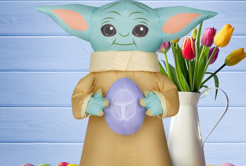 New The Mandalorian The Child (Grogu) 18 in. Inflatable Character Easter Decoration available!