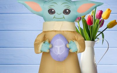 New The Mandalorian The Child (Grogu) 18 in. Inflatable Character Easter Decoration available!