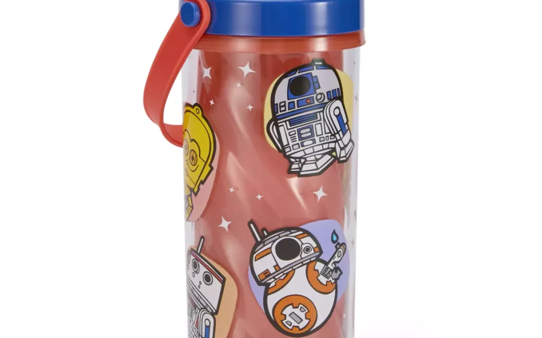 New Star Wars Droids Color Changing Water Bottle with Built-In Straw and Handle available!