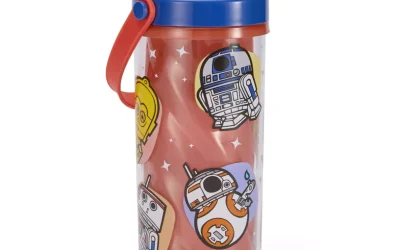 New Star Wars Droids Color Changing Water Bottle with Built-In Straw and Handle available!