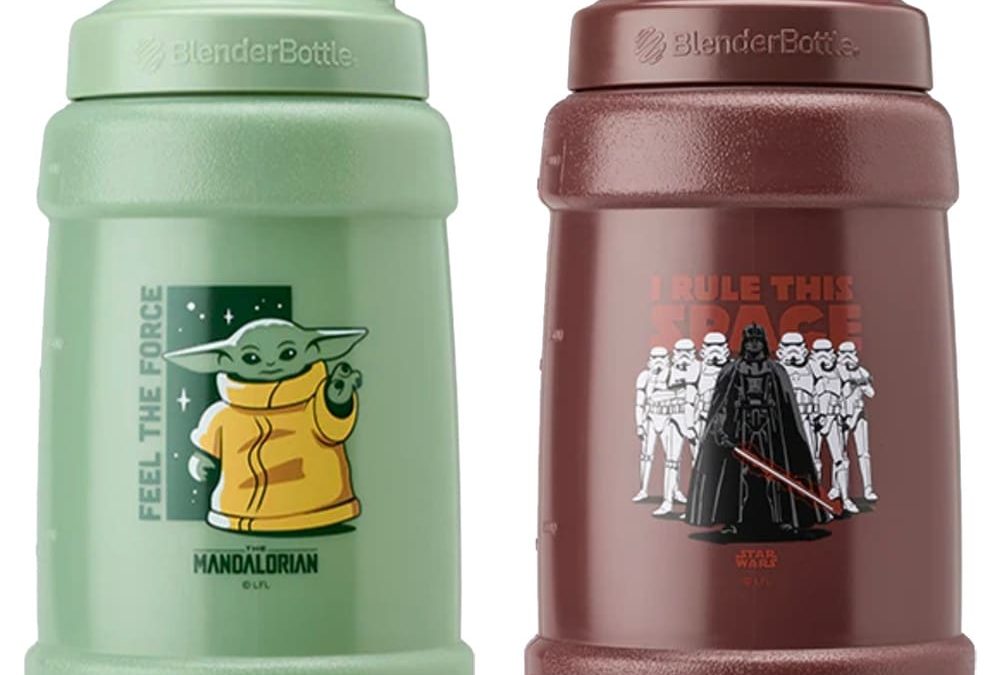 New The Mandalorian Hydration SpoutGuard Water Jug Blender Bottle 2-Pack Set available now!