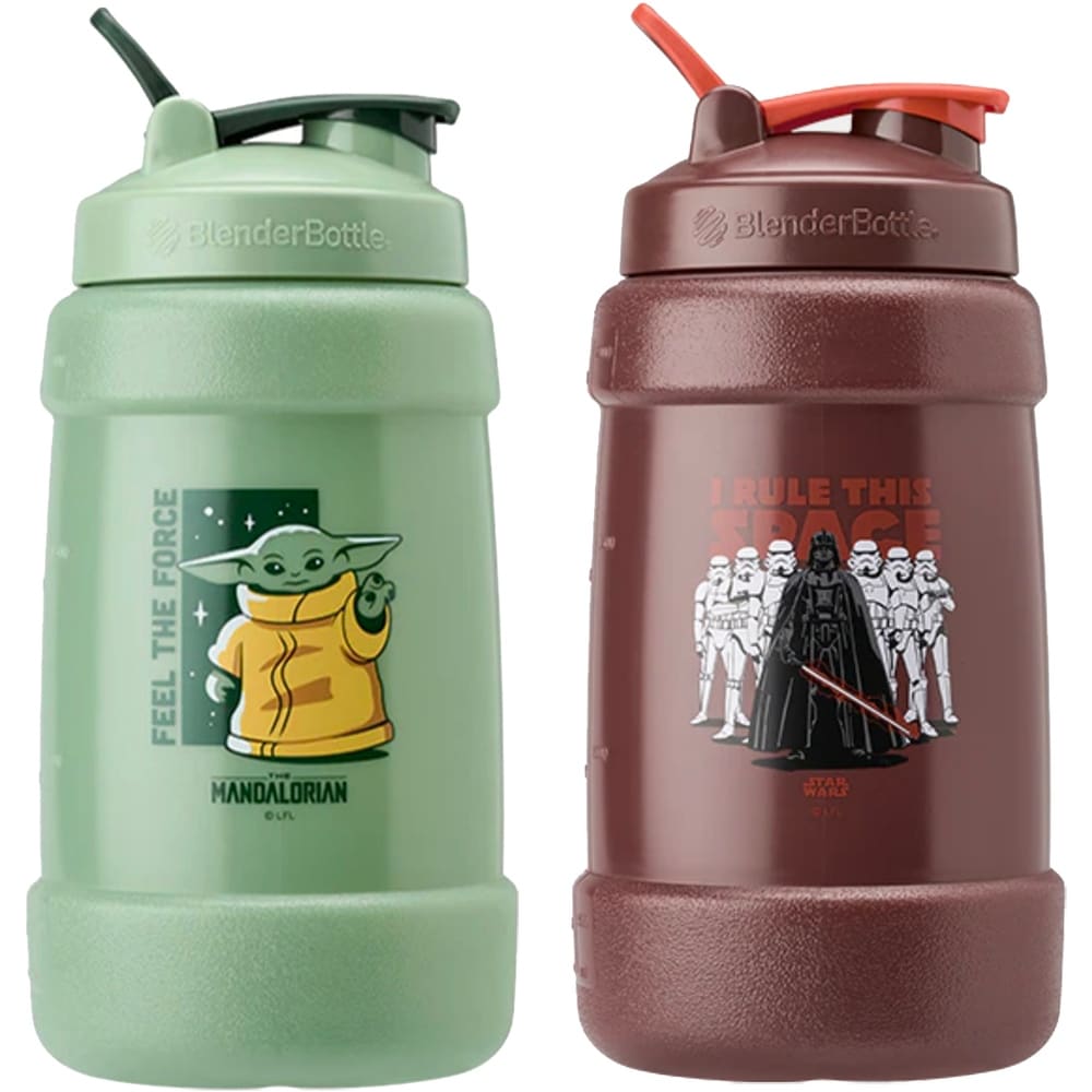 SW Hydration SpoutGuard Water Jug Blender Bottle 2-Pack Set