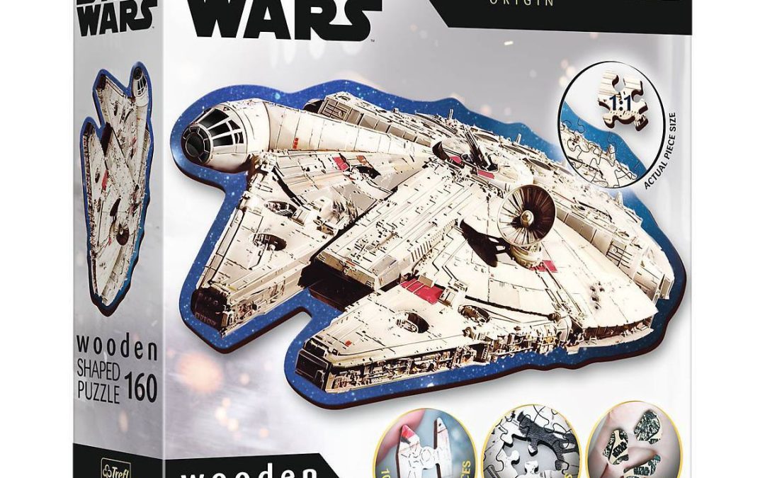 New Star Wars Millennium Falcon Wooden Shaped 160pc Puzzle available now!