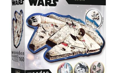 New Star Wars Millennium Falcon Wooden Shaped 160pc Puzzle available now!