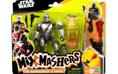 New The Mandalorian Din Djarin and The Child (Grogu) Mix Mashers 5" Figure Play Set available now!