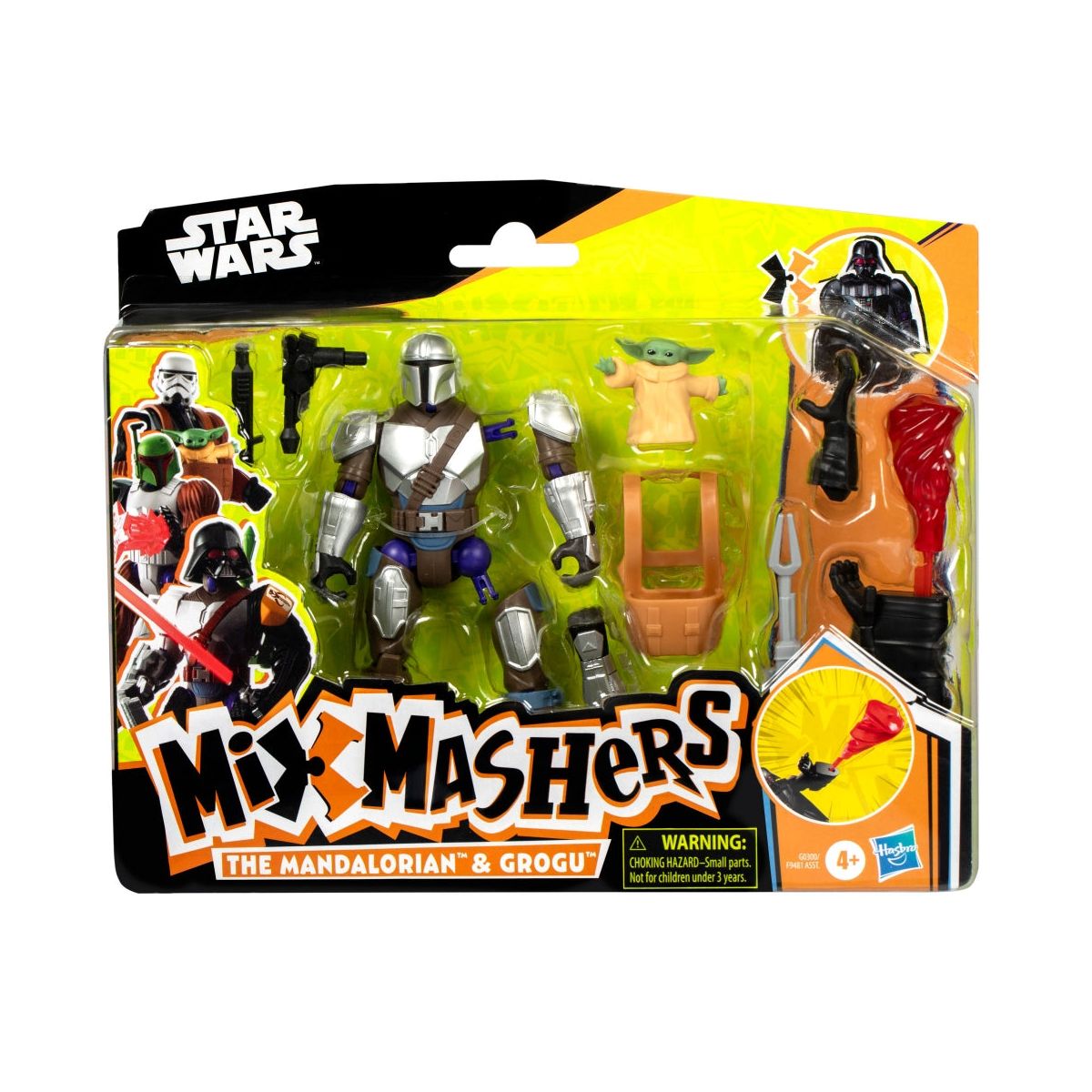 TM Din Djarin and The Child (Grogu) Mix Mashers 5" Figure Play Set 1