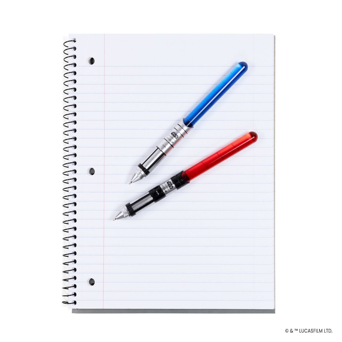 SW Lightsaber Molded Pens Writing Set 2-Pack 3