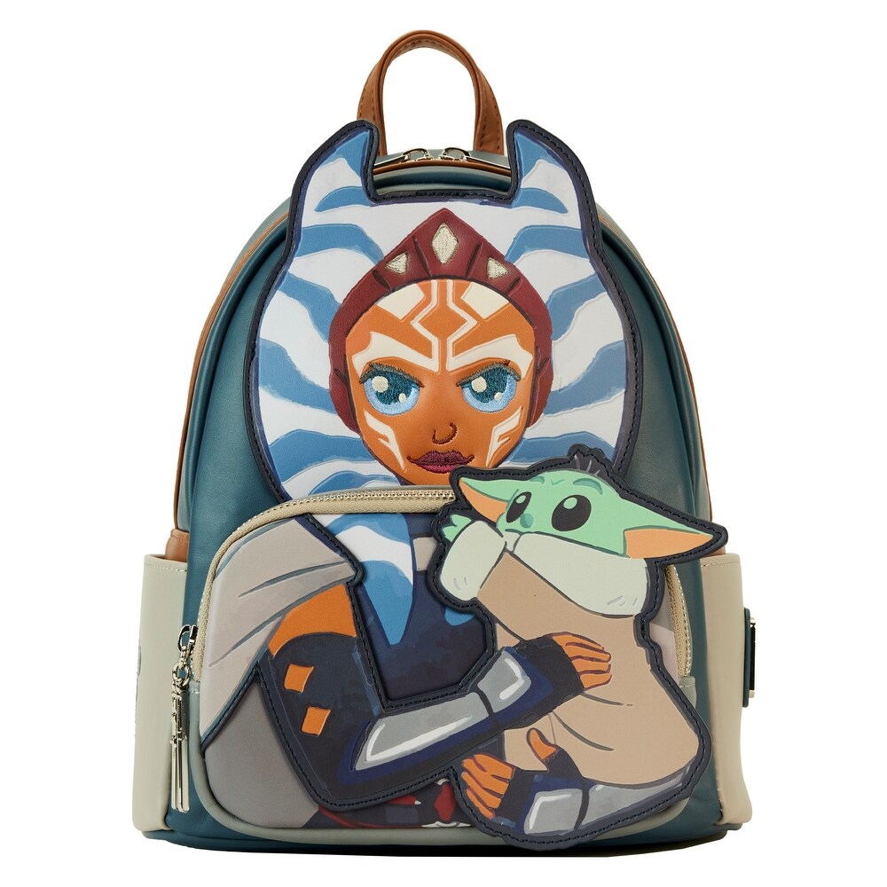 TM Ahsoka Holding The Child (Grogu) Mini Backpack 1