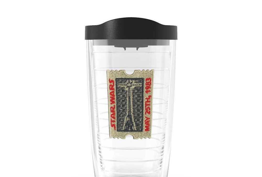 New Return of the Jedi Ticket Double Walled Insulated Travel Tumbler available now!