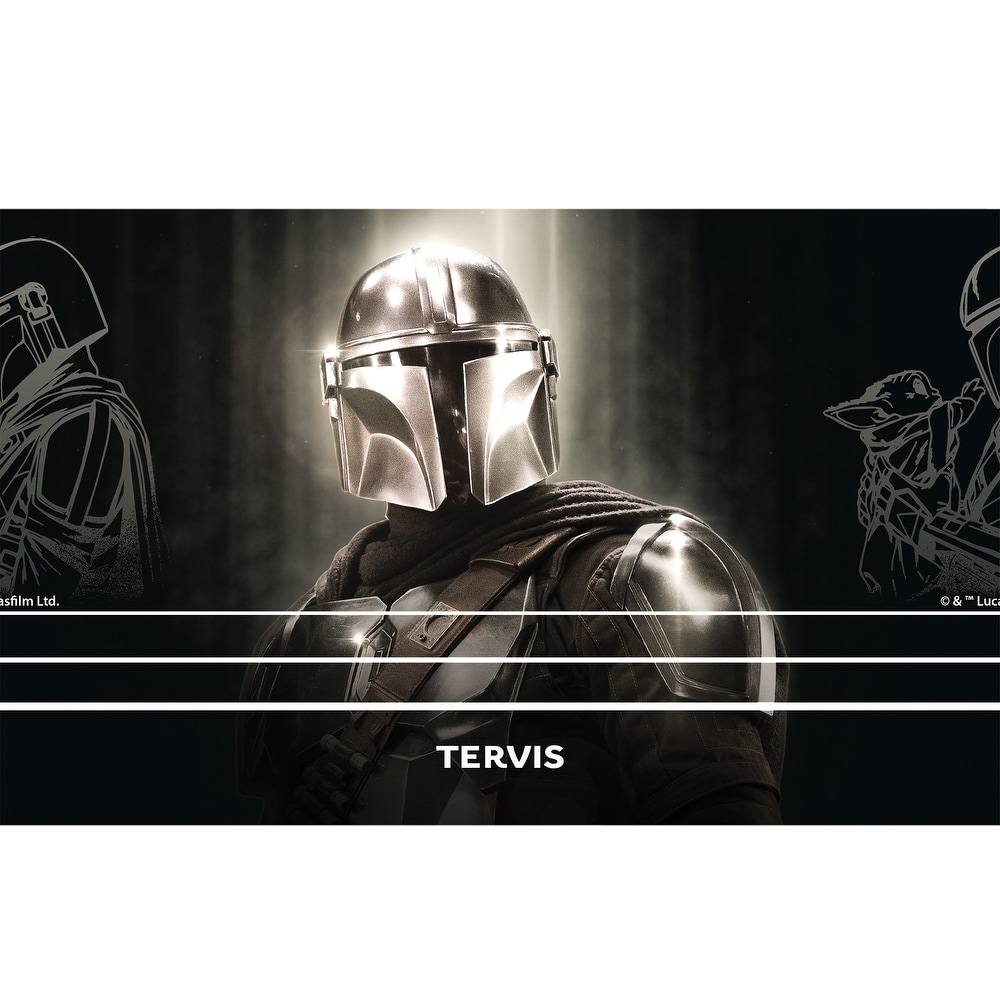 TM Din Djarin Chrome Triple Walled Insulated Stainless Steel Travel Tumbler 2