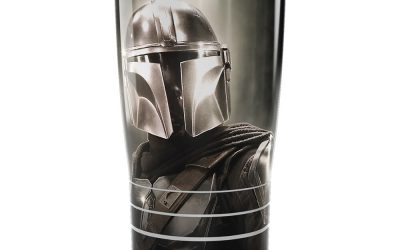 New The Mandalorian Din Djarin Chrome Triple Walled Insulated Stainless Steel Travel Tumbler available!