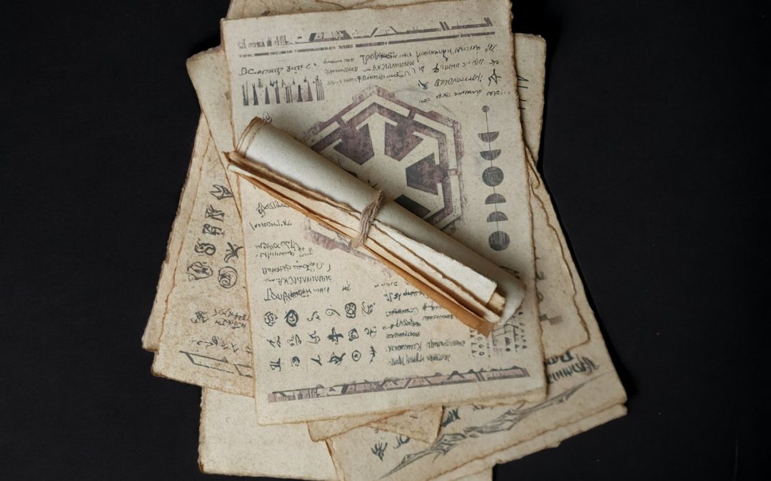 New Star Wars Inspired Ancient Sith Scrolls Prop Replica 6-Pack Set available now!