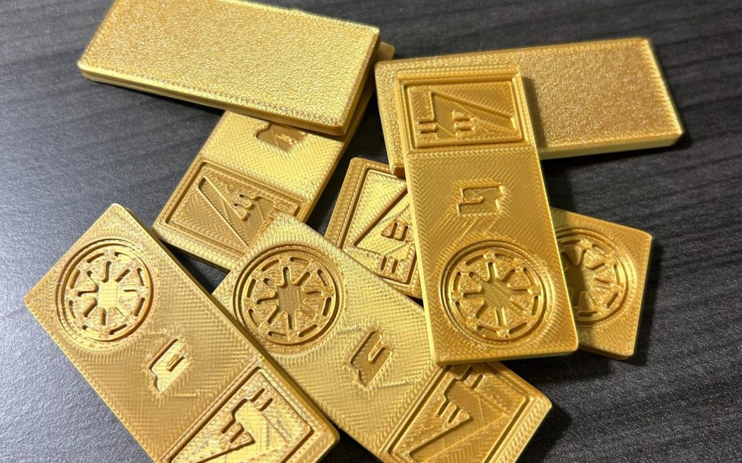 New Star Wars Skeleton Crew Inspired 3D Printed Galactic Republic Credits Set available now!