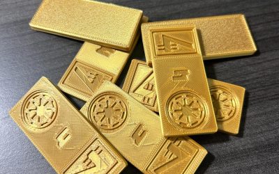 New Star Wars Skeleton Crew Inspired 3D Printed Galactic Republic Credits Set available now!