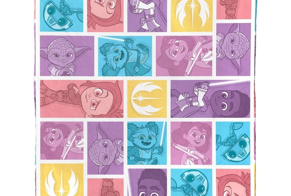 New Star Wars Young Jedi Adventures Jedi Crew Silk Touch Throw Blanket available now!