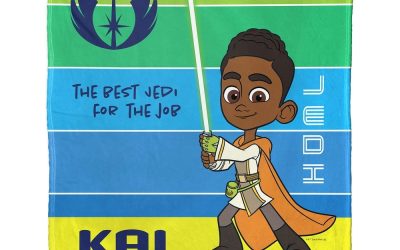 New Star Wars Young Jedi Adventures Kai Brightstar Silk Touch Throw Blanket available now!