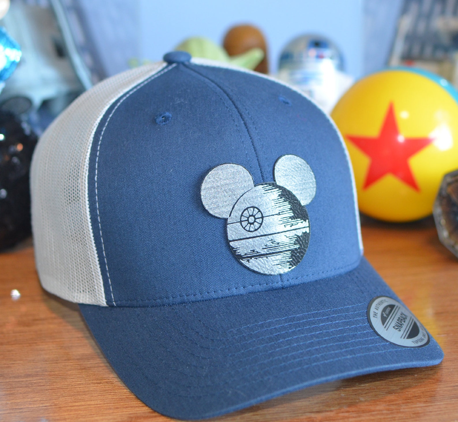 SW Dark Side Death Star Mickey Ears Disneyland Vacation Hat