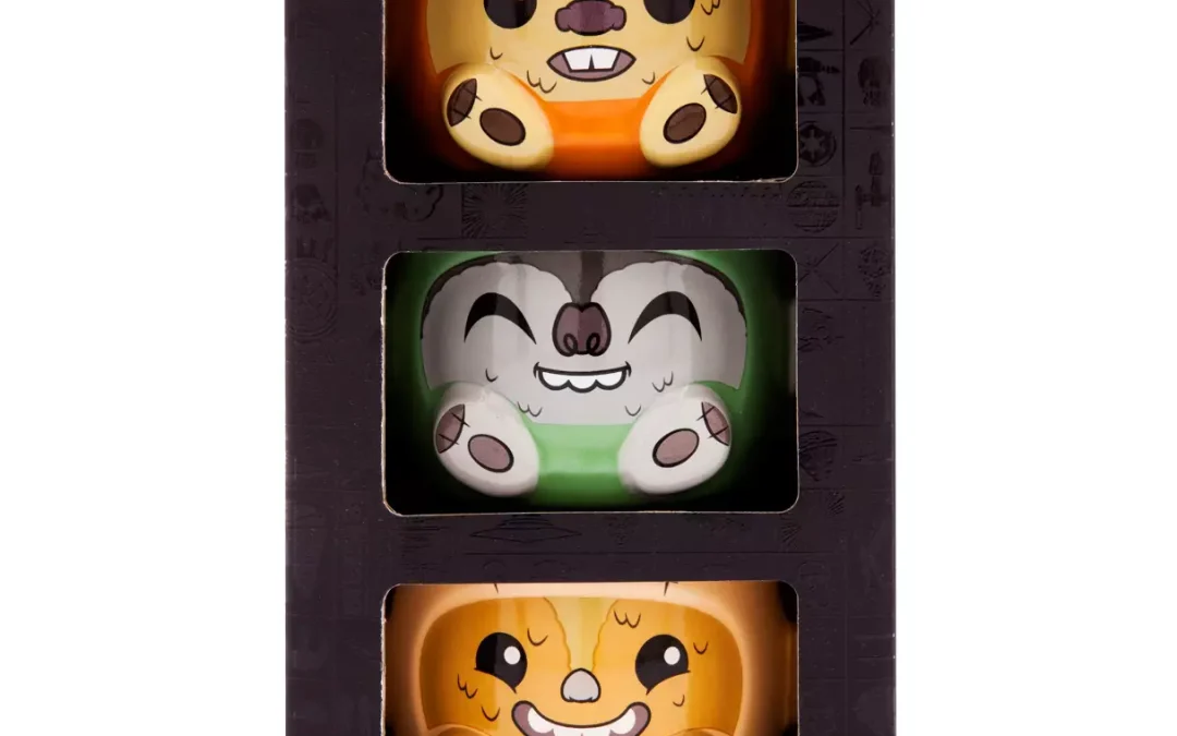 New Star Wars Ewok Espresso Figural Mug Set available now!