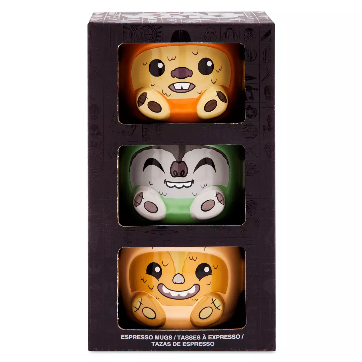 SW Ewok Espresso Figural Mug Set 1