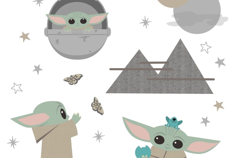 New The Mandalorian The Child (Grogu) Wall Decal Sticker 4-Pack available now!