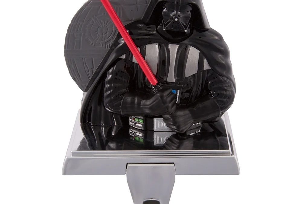 New Star Wars Darth Vader With Lightsaber Stocking Hanger available now!