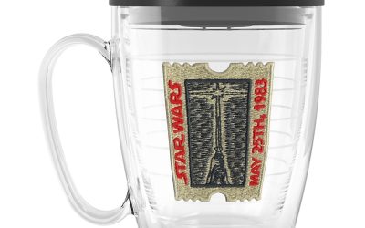 New Return of the Jedi Ticket Double Walled Insulated Travel Tumbler Mug available now!