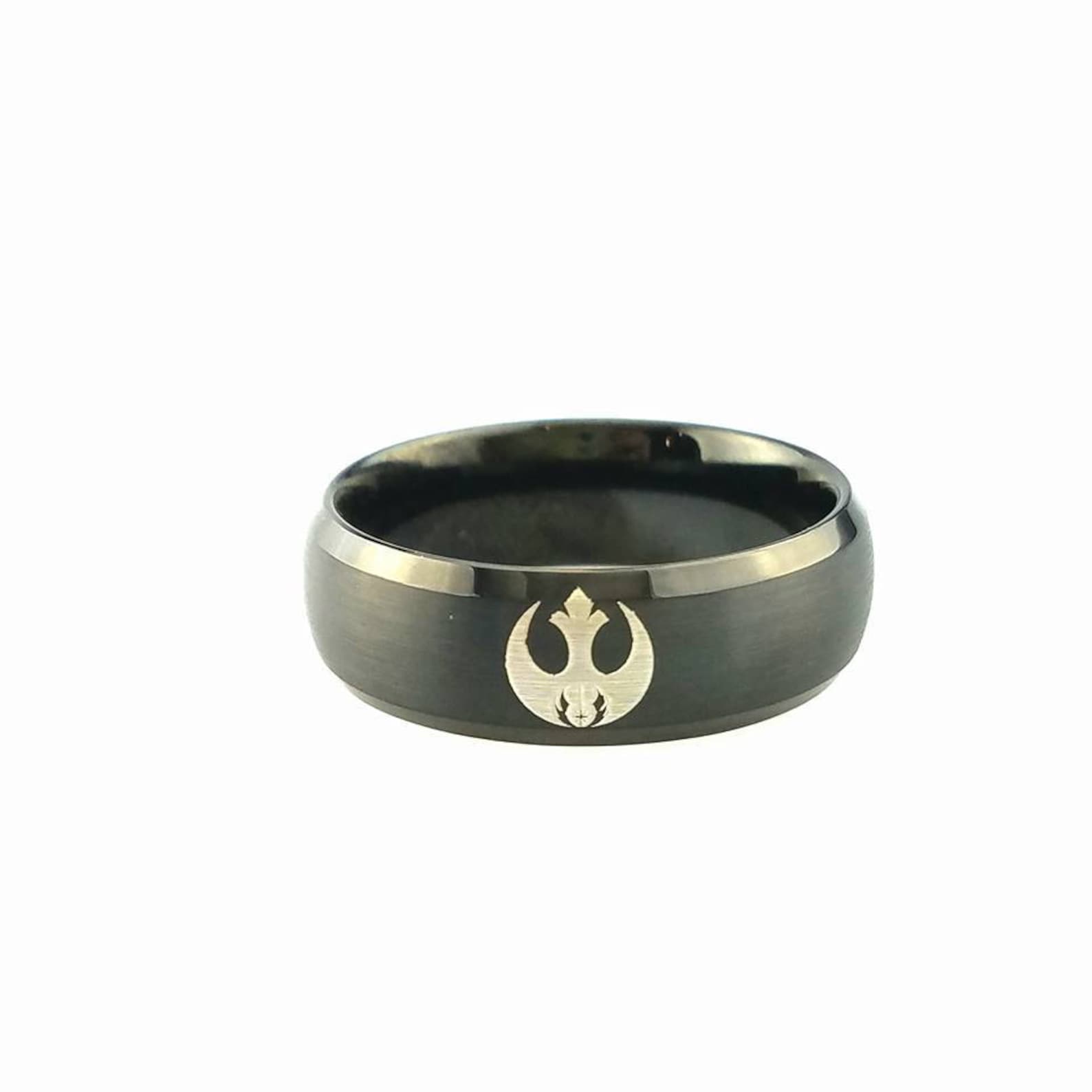 SW Rebel Jedi Engraved Tungsten Ring 1