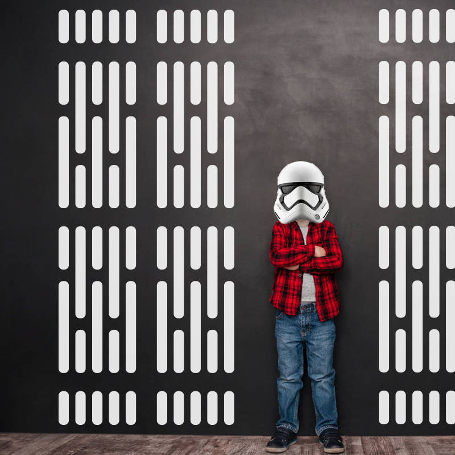 SW Death Star Space Station Wall Decal Set 2