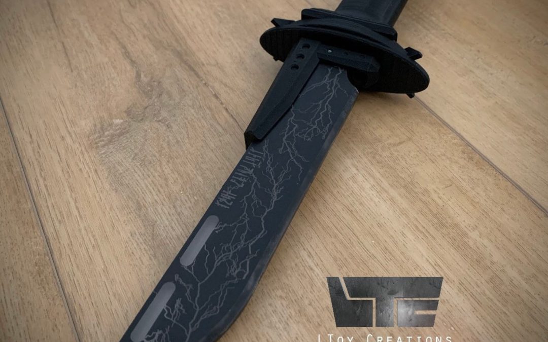 New The Mandalorian Inspired Mandalorian 3D Printed Knife-Vibro Dagger available now!