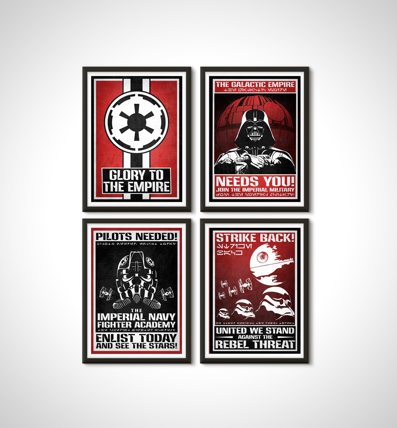 SW The Child (Grogu) Wall Decal Sticker 4-Pack 1