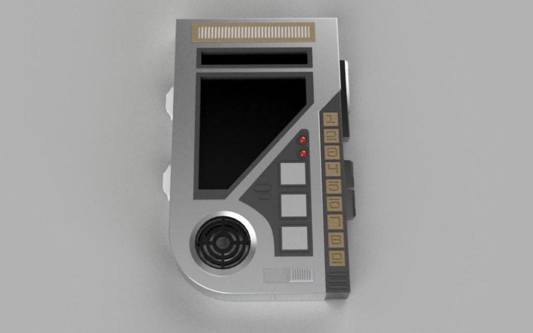 New Star Wars Andor Karis Nemik's Manifesto Datapad Phone 3D Model Prop available now!