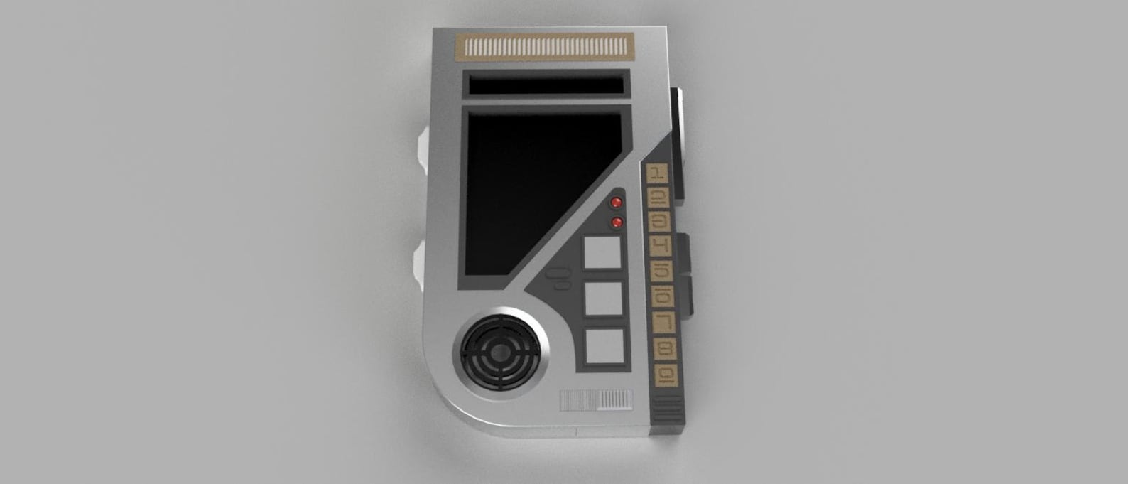 SWA Karis Nemik's Manifesto Datapad Phone 3D Model Prop 2