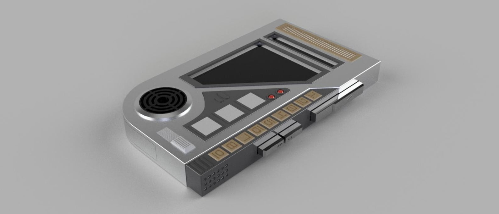SWA Karis Nemik's Manifesto Datapad Phone 3D Model Prop 1