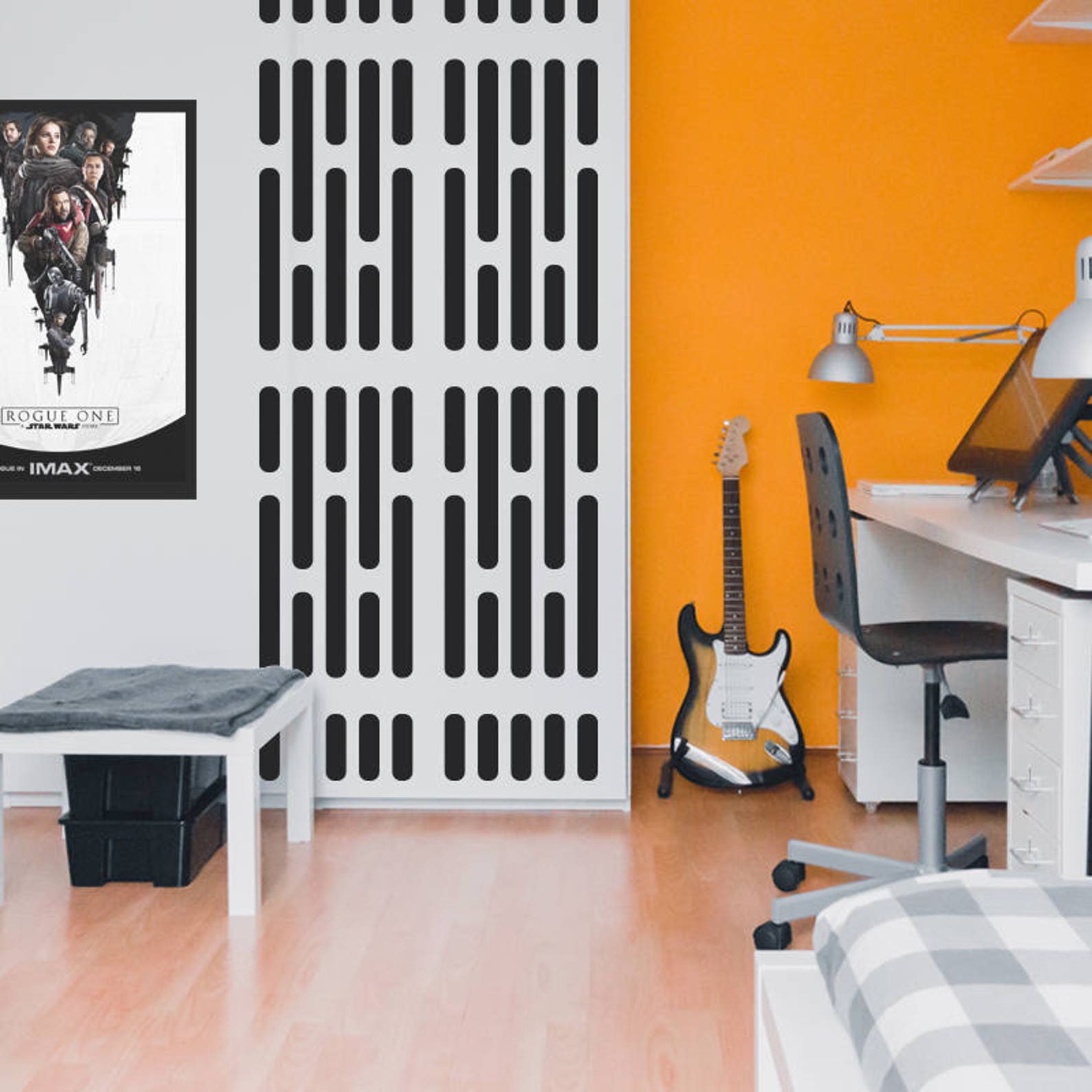 SW Death Star Space Station Wall Decal Set 1